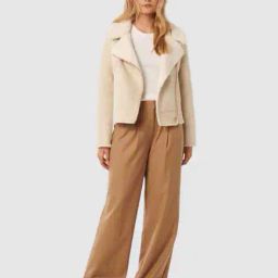 forever new Women Zip-Front Jacket with Lapel Neckline image 4