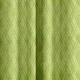 cortina eyelet curtain Set of 2 Geometric Print Window Curtains image 4