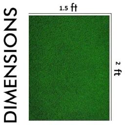 cread craft Artificial Grass Doormat image 4