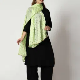 indie picks  Banarasi Silk Dupatta image 4