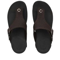 leoncino Men T-Strap Flip-Flops with Round Shaped Toes image 4