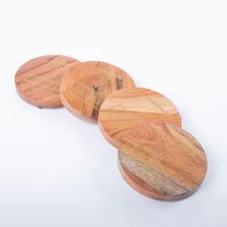 gibox Set of 4 Wooden Table Coasters image 4