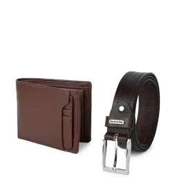 red tape Men Wide Belt with Bi-Fold Wallet image 4