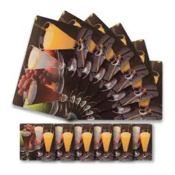cread craft Set of 6 Juice Print Placemats image 4
