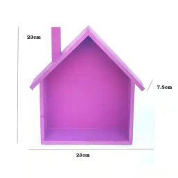 muren Set of 3 Hut Shapes Floating Display Shelves image 4