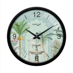 random Printed Round Wall Clock image 4
