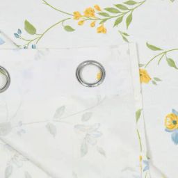 haus & kinder Set of 2 Floral Print Cotton Window Curtains image 4