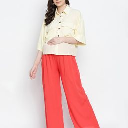 oxolloxo Flat-Front Pants with Insert Pockets image 5