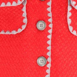 cutecumber Button-Front Jacket with Applique image 5
