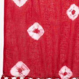 clora creation Printed Dupatta with Pom-Pom image 5