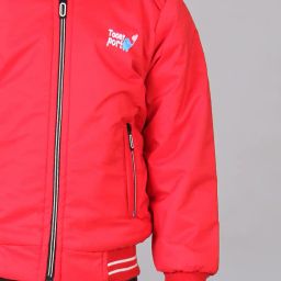 toonyport Zip-Front Bomber Jacket with Zipper Pockets image 5
