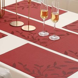 hokipo Set of 4 Dinner Mats with Runner for 4 Seater Dining Table image 5