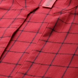 cottinfab Checked Shrug with Front-Open image 5