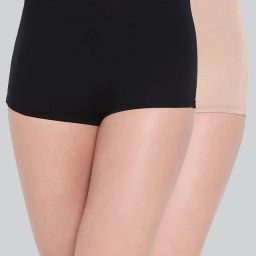 lyra Pack of 2 Full-Coverage Boyleg with Elasticated Waist image 5