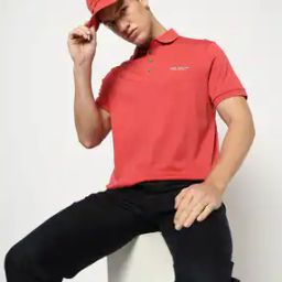 Men Regular Fit Cotton Polo T-Shirt-image-57