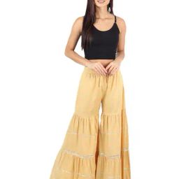 muffly Embellished Sharara with Drawstring image 5