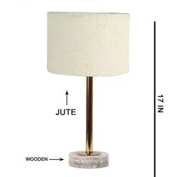 devansh Table Lamp with Jute Shade image 5