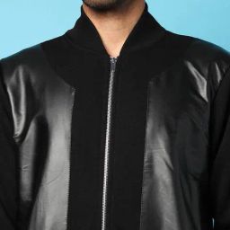 campus sutra Zip-Front Biker Jacket with Slip Pockets image 5
