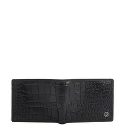 da milano Men Croc-Embossed Bi-Fold Wallet image 5