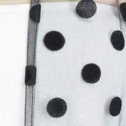 aol Polka-Dot Print Front-Open Shrug image 5