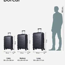 wildcraft Trolley Bag with Number Lock image 5