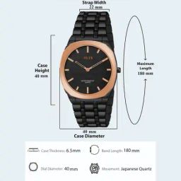 alix Analogue Watch with Deployant  image 5
