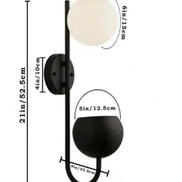 homesake Geometric Wall Lamp with Storage Planter image 5