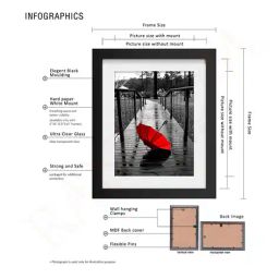random Set of 4 Rectangular Shape Photo Frame with Plaques image 4