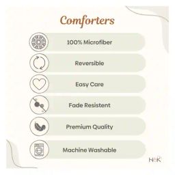 haus & kinder Printed Reversible AC Single Comforter image 5