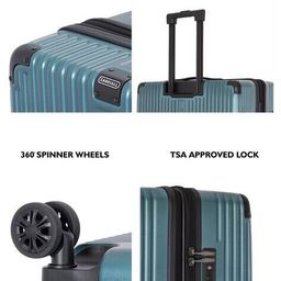 carriall Men Striped Luggage Bags with TSA Lock image 5