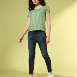 acai Women Geometric Print Relaxed Fit Top image 5