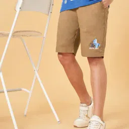 urban ranger by pantaloons Men Slim Fit Flat-Front Knit Shorts image 5