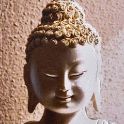 home centre Rectangular Shaped Canvas Hand Painted Budhha Picture Frame image 5