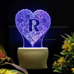 talgo Typographic Print LED Night Lamp image 5