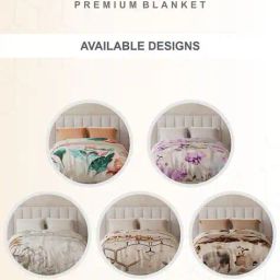 boutique living Leaf Print Double Blankets image 5