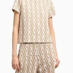 Women Summer Monogram All-Over Print Boxy Fit Sweatshirt-image-55