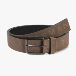 Men Brand Print Belt with Buckle Closure-picture-25