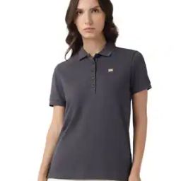 Core Lady Stretch-Cotton Jersey Polo T-Shirt-image-29