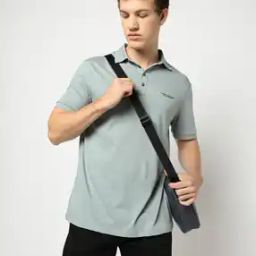 Men Half Sleeves Essentials Polo T-Shirt-image-44