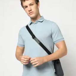 Men Half Sleeves Essentials Polo T-Shirt-image-57
