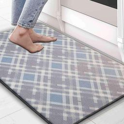 luxehome international Geometric Print Rectangular Door Mat image 1