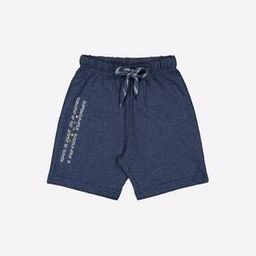 Heathered Knit Shorts with Drawstring Waist-image-0
