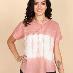 Tie & Dye Print Regular Fit Top-image-42
