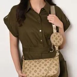 Women Printed Sling Bag with Detachable Strap-image-2