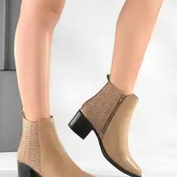 Women Ankle-Length Boots with Zip Closure-image-96