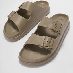 Women Open-Toe Slip-On Flip-Flops-image-1