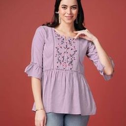 Women Embroidered Relaxed Fit Top-picture-17