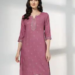 Women Printed Straight Kurta-image-11