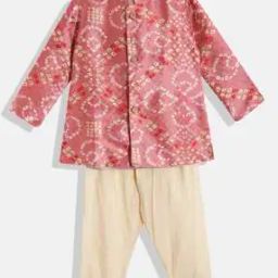 Bandhani Print Kurta & Pyjamas Set-image-27