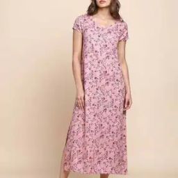 Women Floral Print Nightie-picture-15